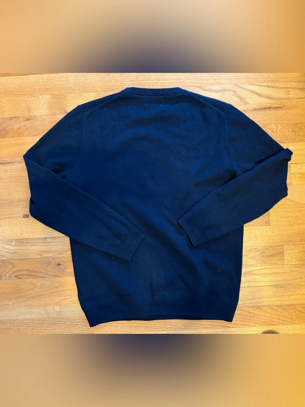 J.Crew 100% Cashmere Crewneck Sweater Navy Blue